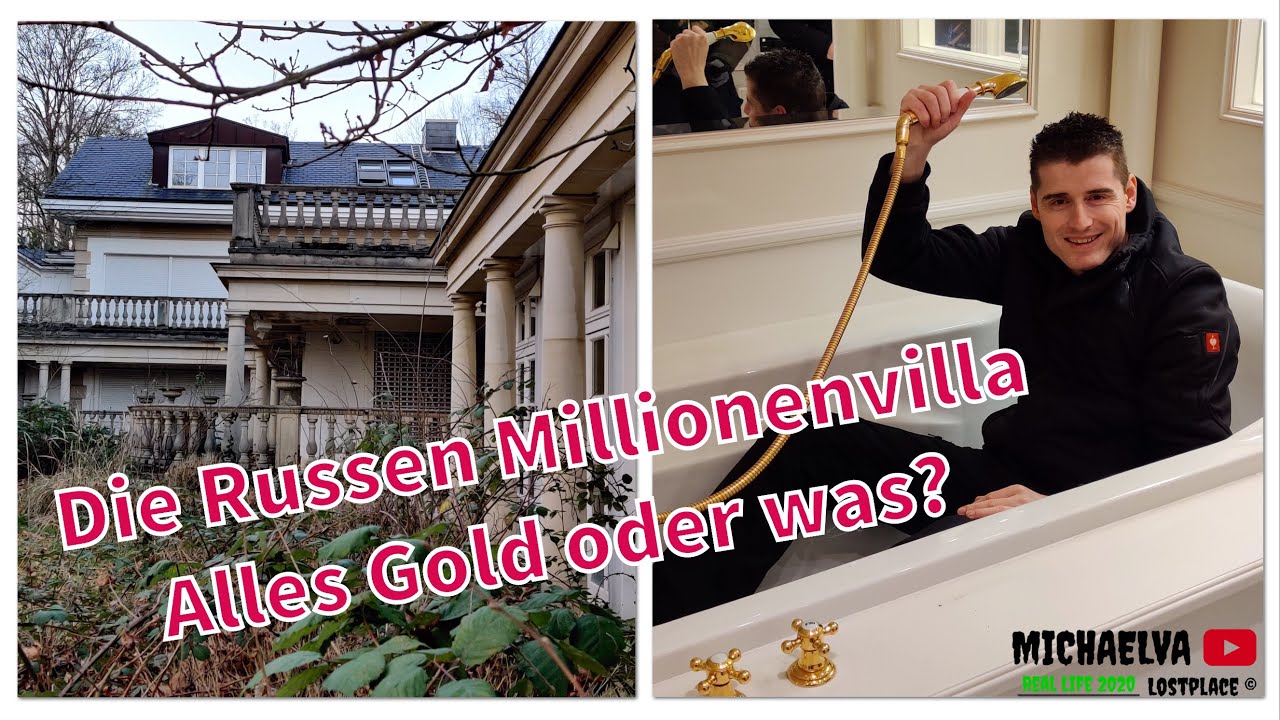 LostPlace : Zurückgelassene Russen Millionenvilla in Düsseldorf - Ist es echt Gold? (4K)