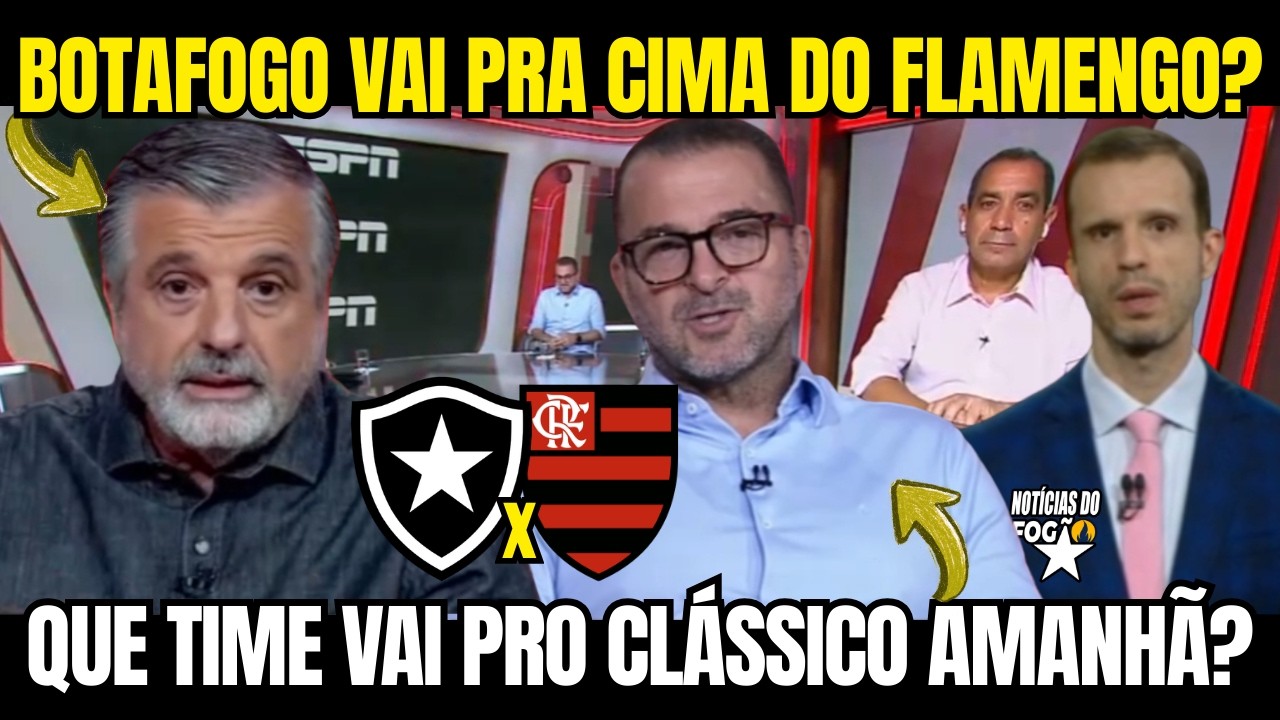 BOTAFOGO AINDA NÃO DEFINIU QUEM VAI PRO JOGO CONTRA O FLAMENGO! MÍDIA REPERCUTE CRISE FINANCEIRA