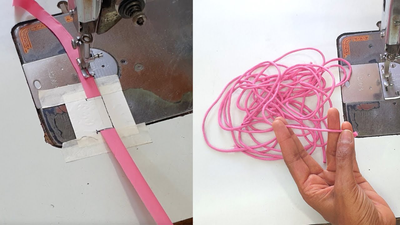 डोरी बनाने की जबरदस्त Trick dori making | thin Dori | piping dori making | Dori banane ka tarika