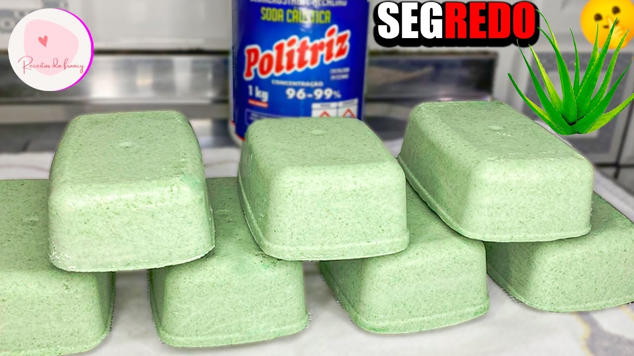 O segredo do sabão caseiro: com folha de mamão e babosa (ganhe dinheiro com essa receita )