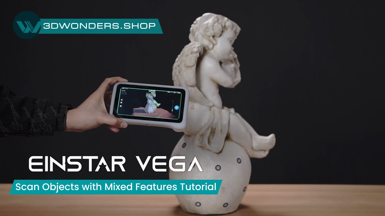 Einstar Vega - Scan Objects with Mixed Features Tutorial