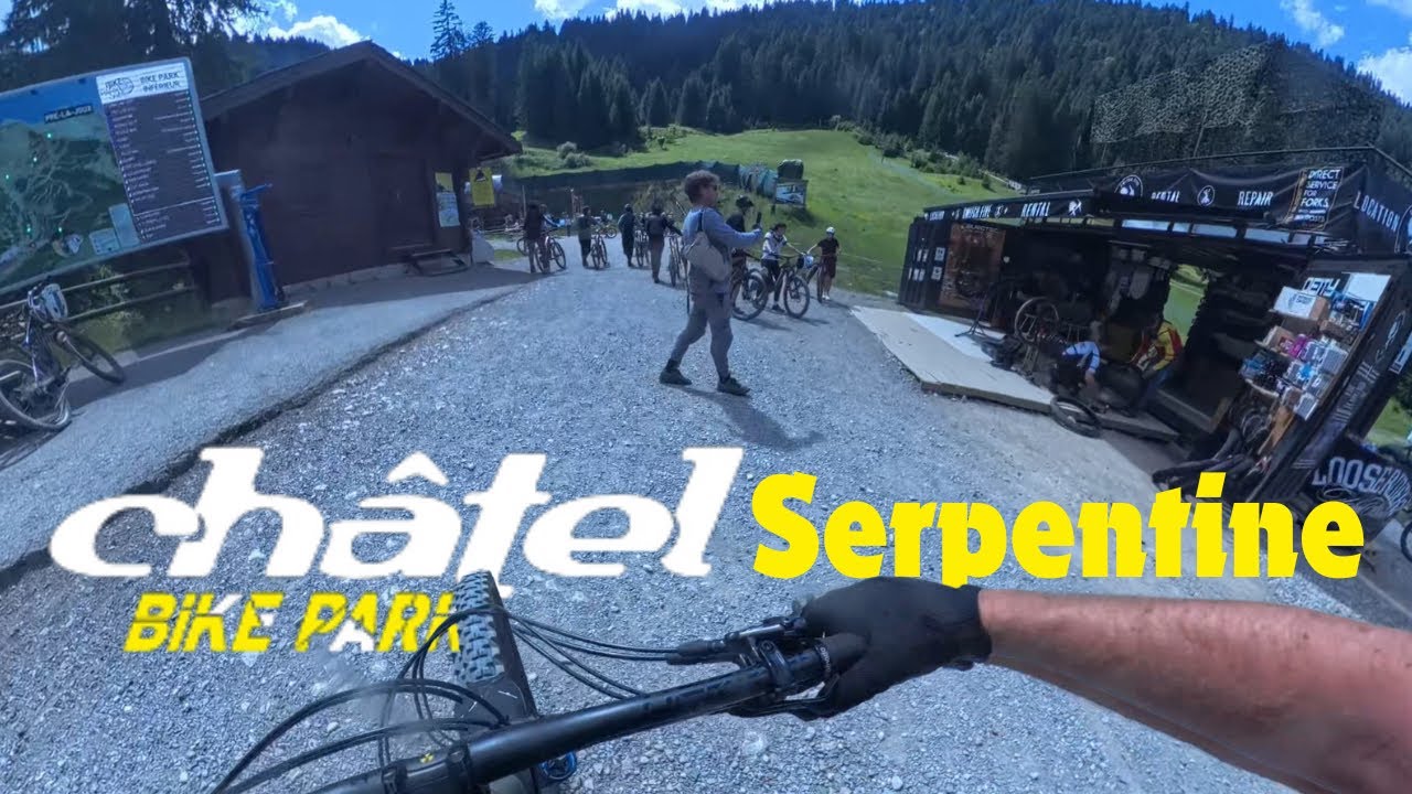Riding Serpentine Blue in Châtel: The Ultimate FlowTrail
