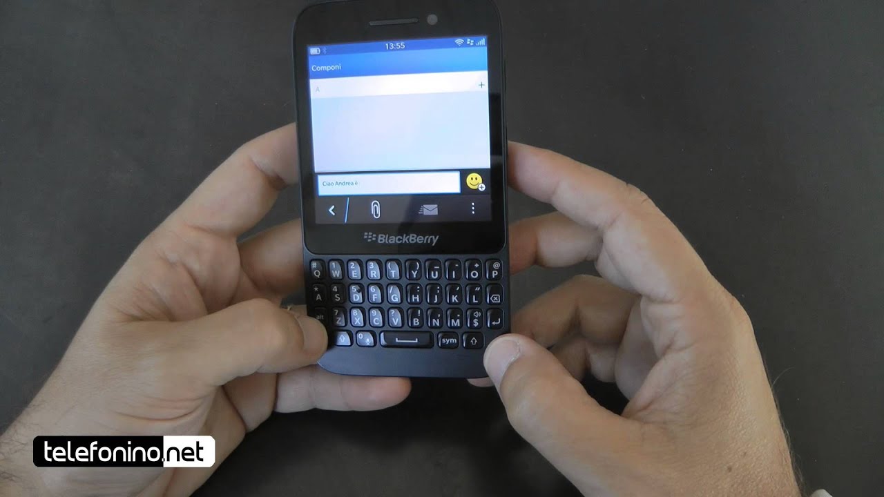 BlackBerry Q5 videoreview da Telefonino.net