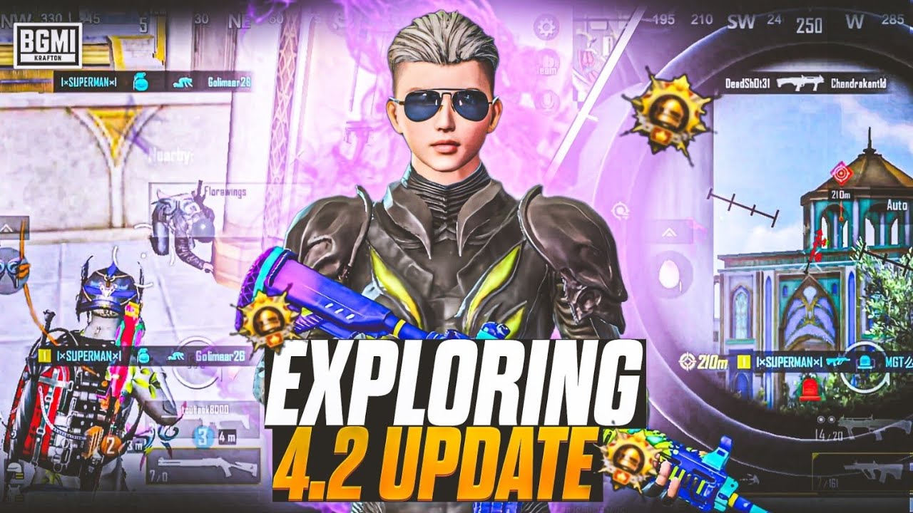 EXPLORING NEW 4..2 UPDATE IN BGMI 😱🔥 | BEST SOLO VS SQUAD GAMEPLAY 😈🔥#jonathangaming #bixiop