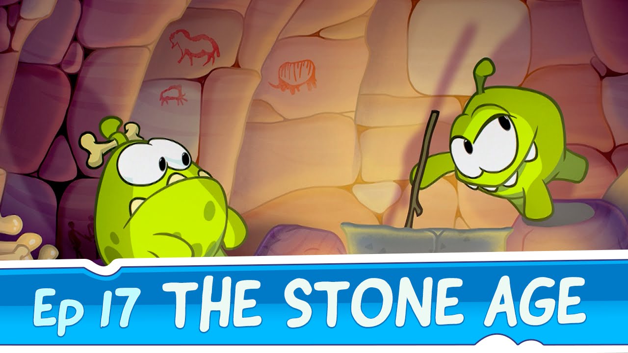 Приключения Ам Няма - Путешествие во времени:  Каменный Век (Эпизод 17, Cut the Rope: Time Travel)