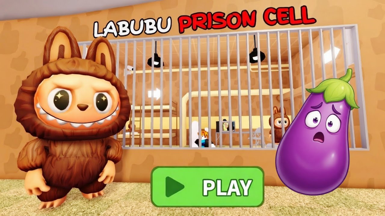 ENFERMÉE AVEC LABUBU POLICIER EN PRISON ... ! ROBLOX OBBY ESCAPE