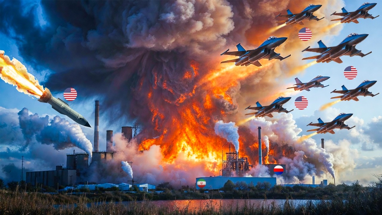 16 марта 2026 года! крупнейшая российская нефтяная база в Иране была уничтожена пилотами американски