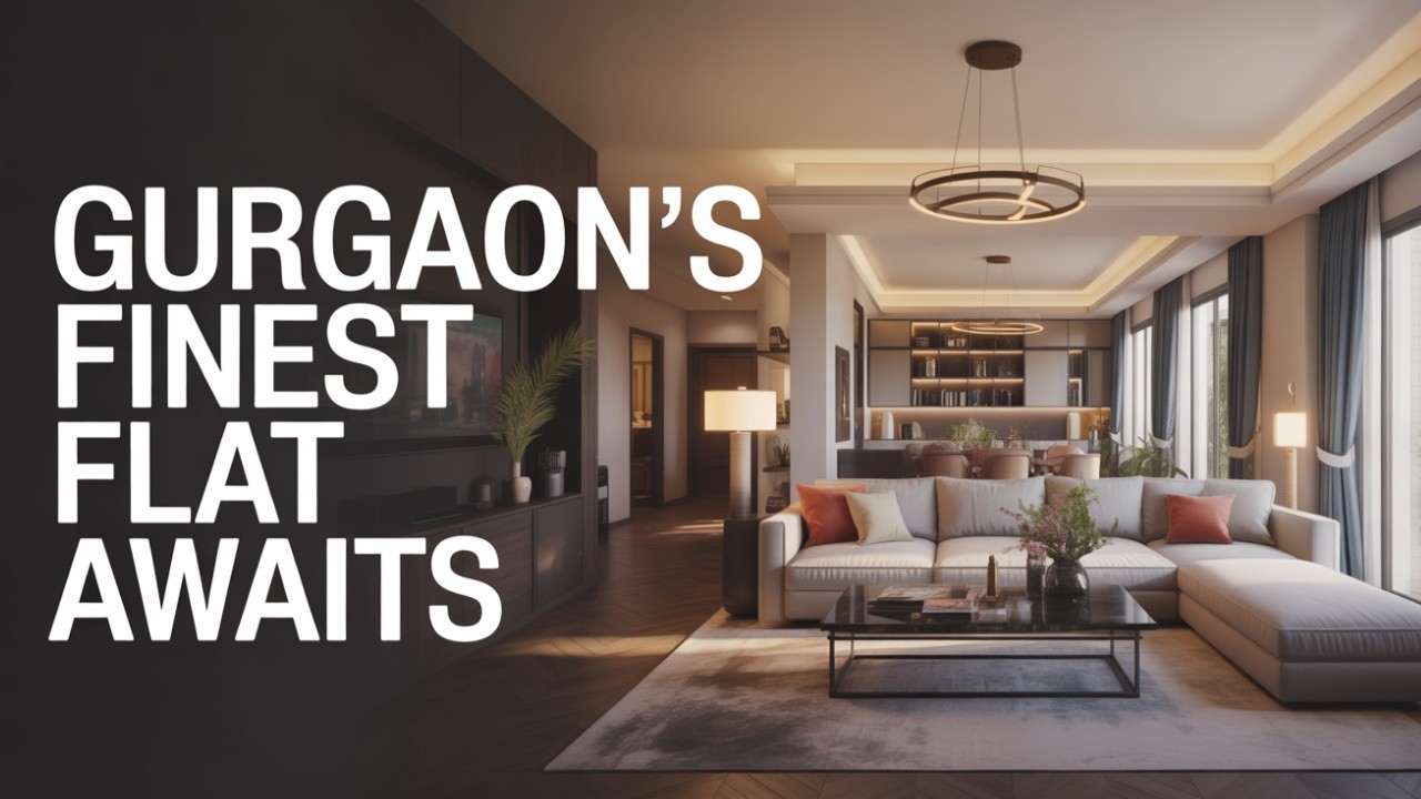 Semi-Furnished 4BHK Flat in DLF Gurgaon | Private Lounge, Car Parking & More