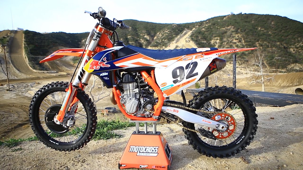 Первая поездка на KTM 450SXF Factory Edition 2016 года &mdash; журнал Motocross Action