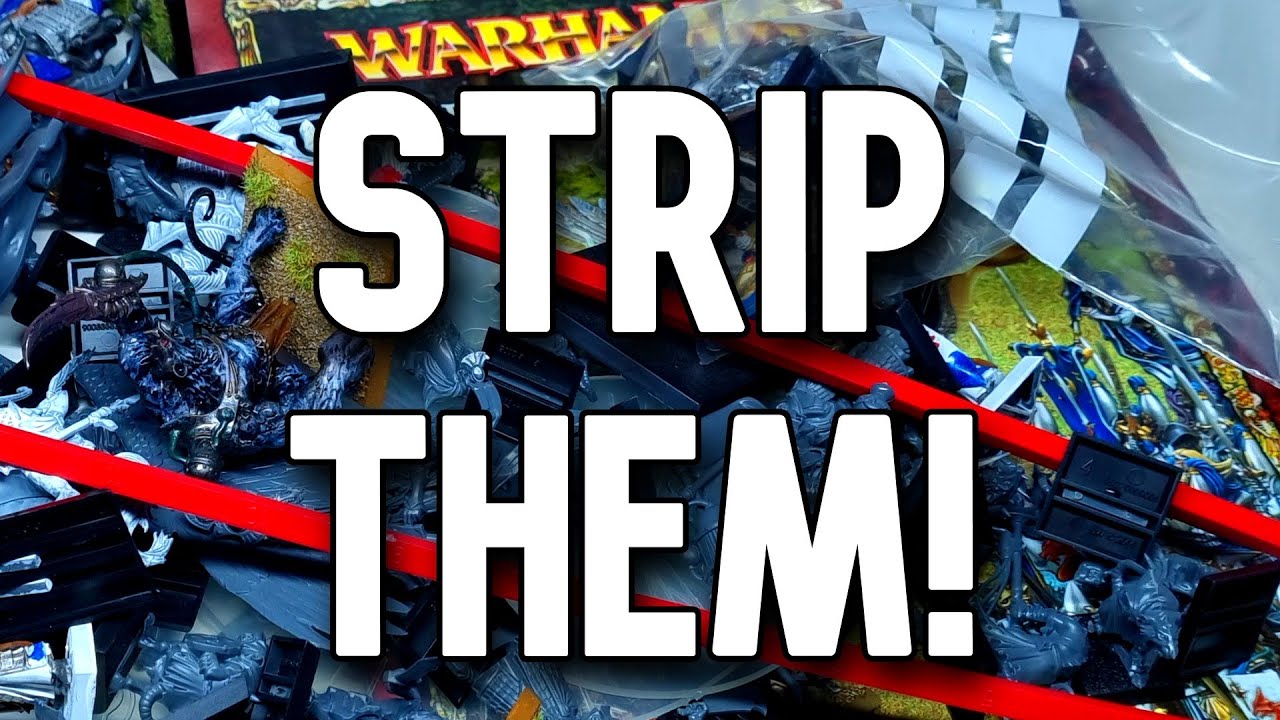 How to Strip your Warhammer Miniatures!