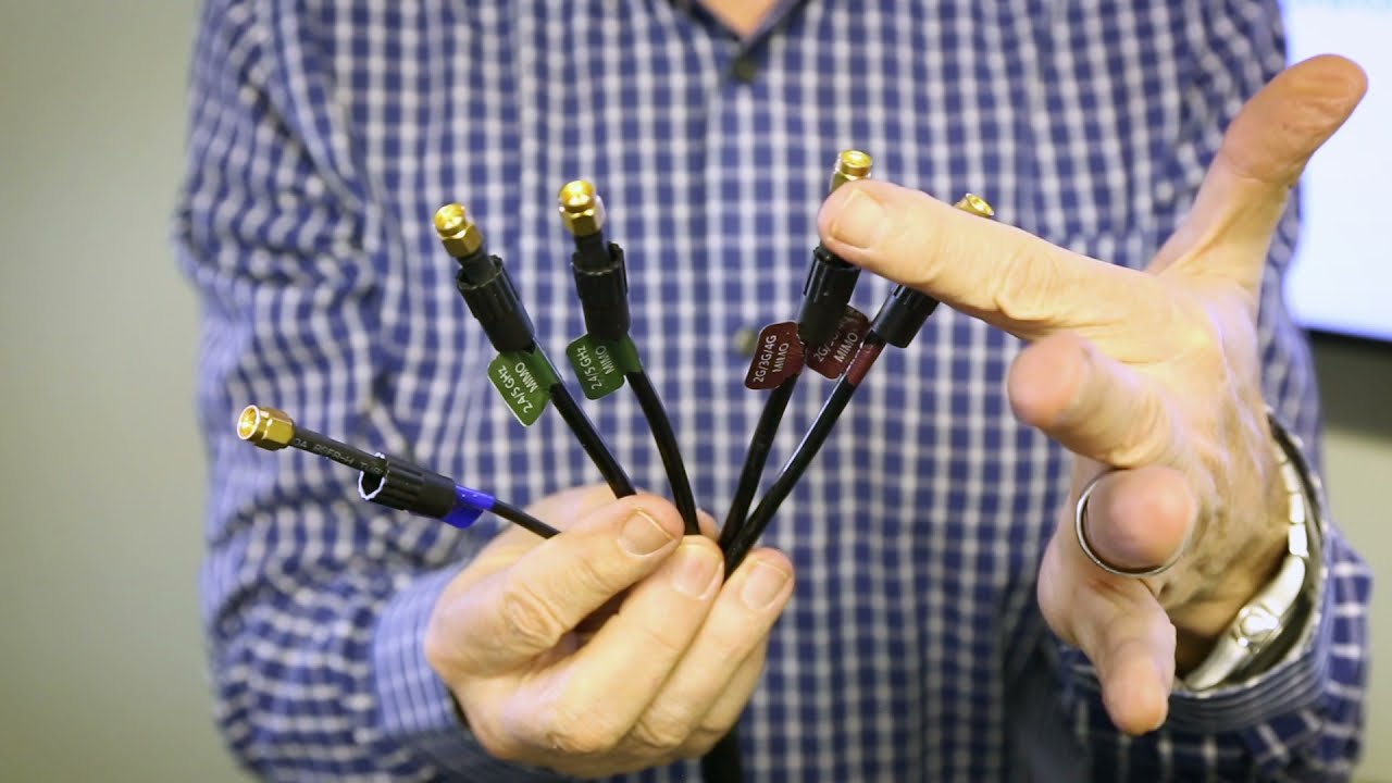 How do I connect a Poynting 5-in-1 MIMO antenna (MIMO-3-15) to a Teltonika RUT955 Router.
