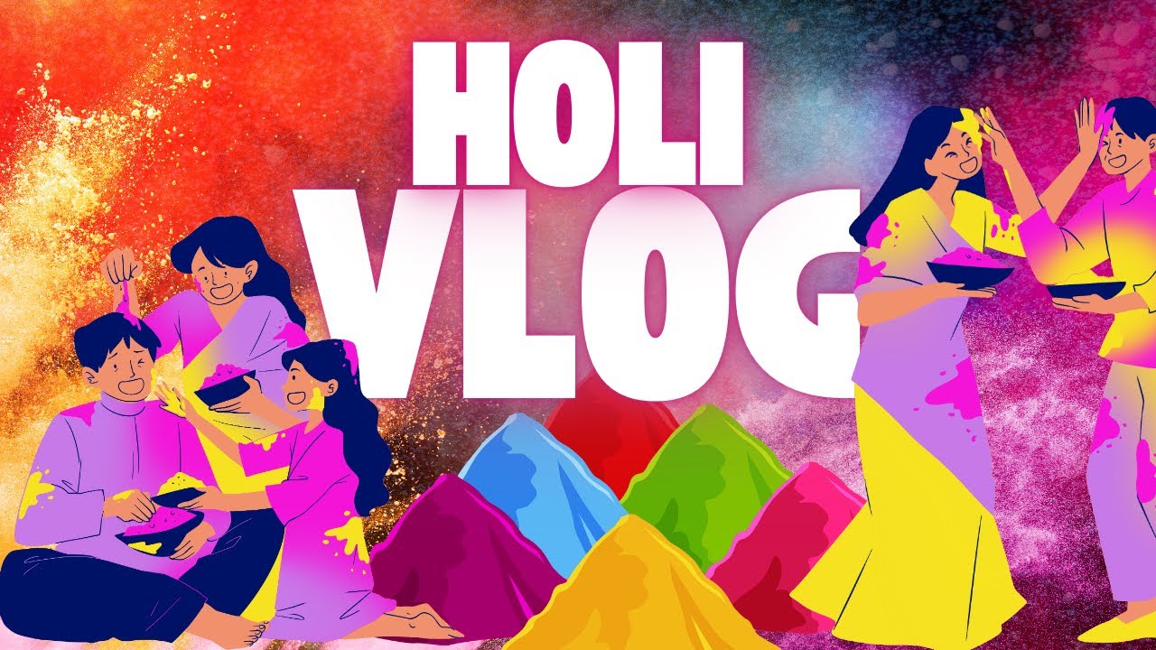 Holi 2026 Vlog 🌈 | Crazy Color Festival Celebration 