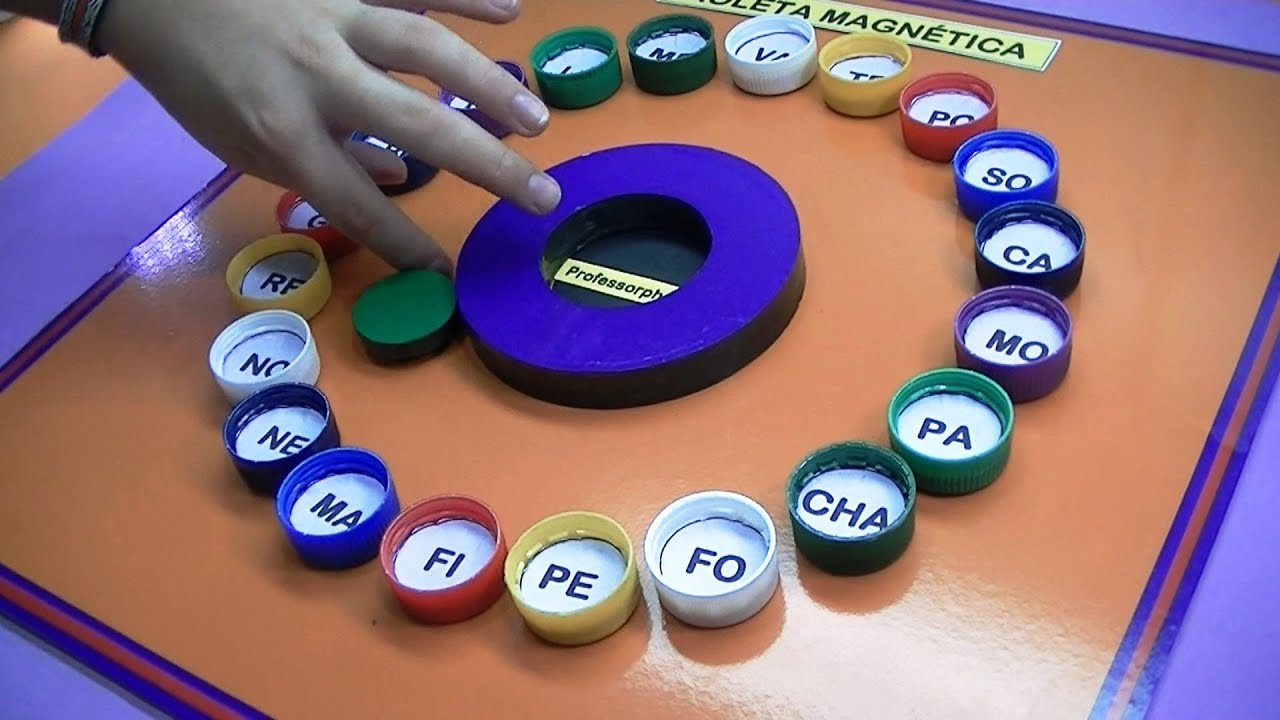 ROLETA MAGNÉTICA RECICLADA