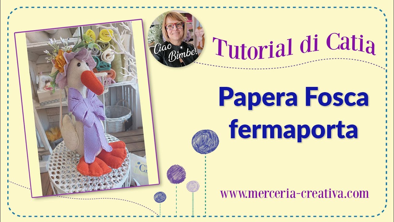 222# PAPERA FOSCA FERMAPORTA FAI DA TE TUTORIAL