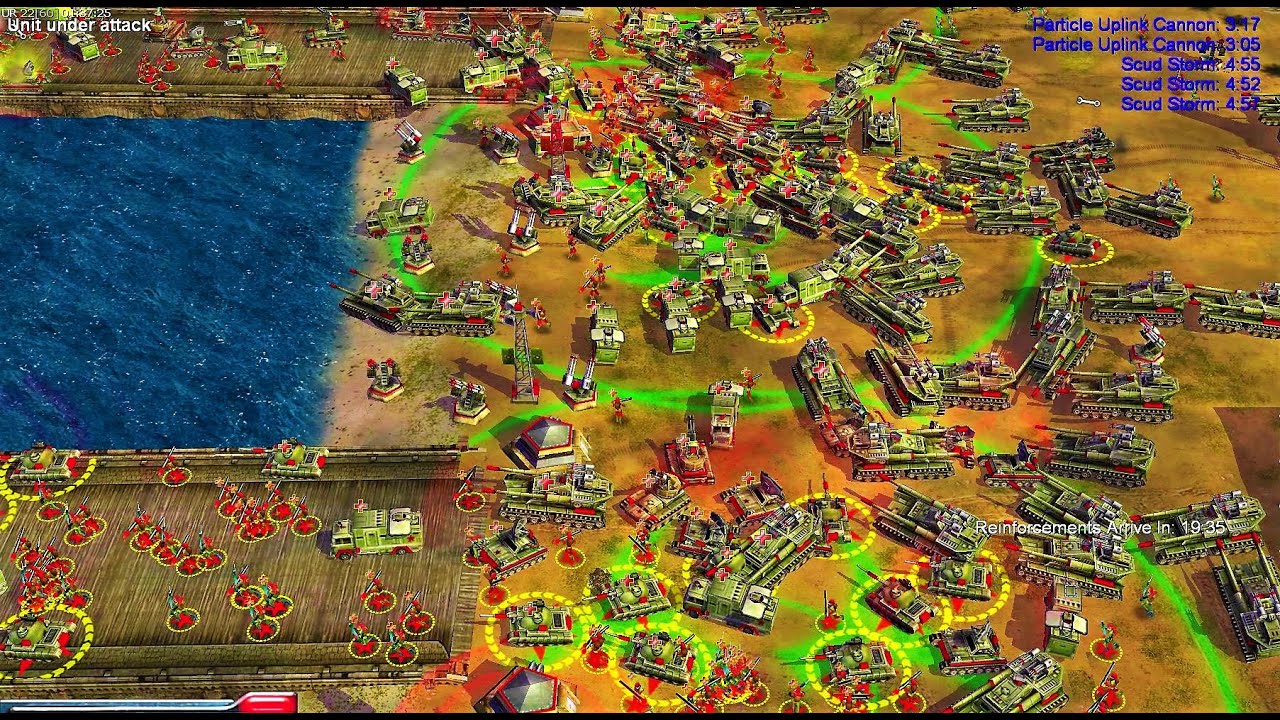 GENERALS ZH (MISSION IMPOSSIBLE) China's epic massive army attacking the heavy USA defenses
