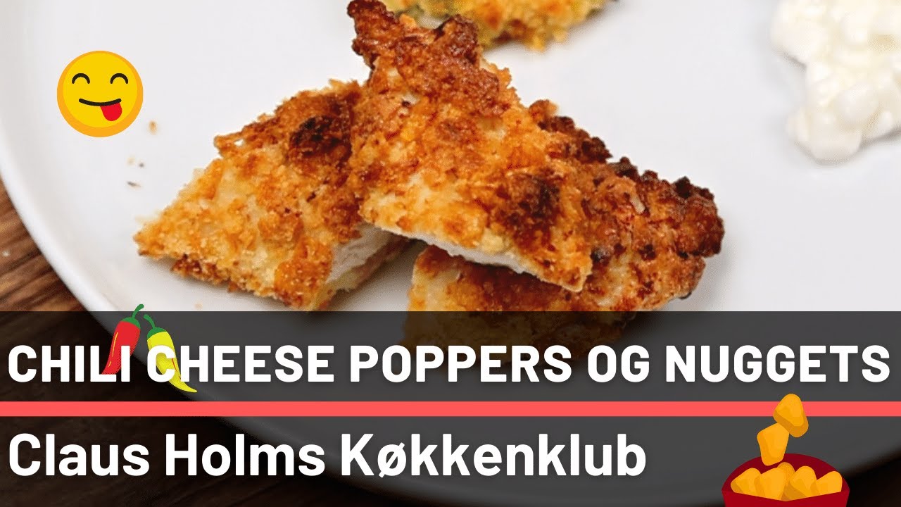 Sunde og lækre Chili Cheese Poppers og Nuggets i Holms Airfryer