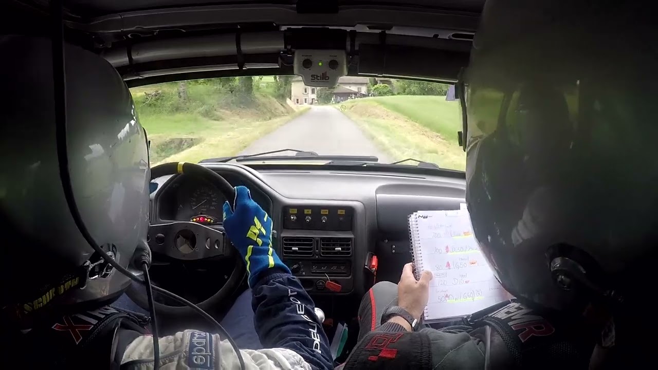 Rallye St Marcellin 2023 (ES3) : Jérémy Charpenay - Bruno Dos Santos - Peugeot 106 N2