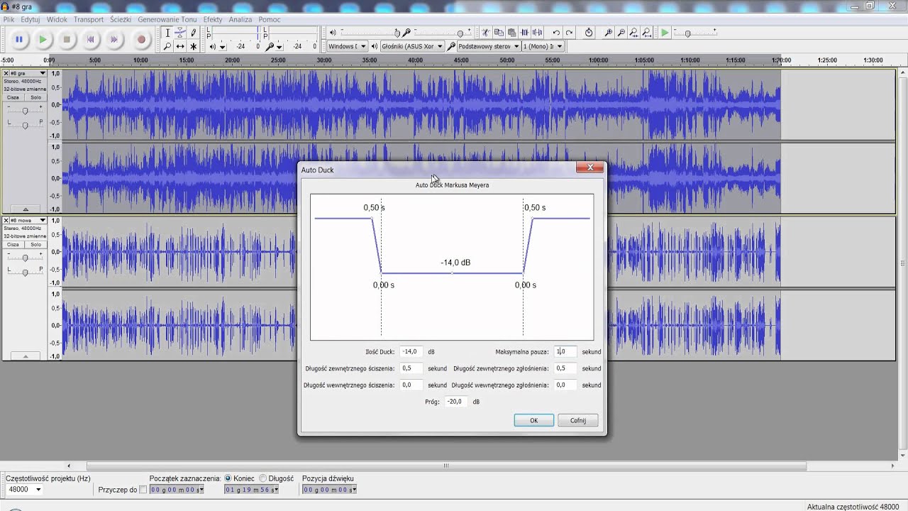 Auto Duck (Audacity)