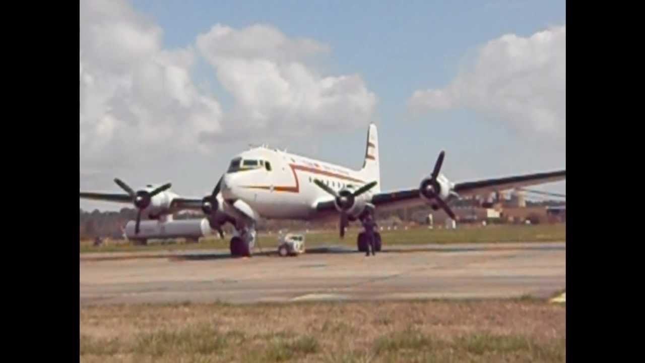 C-54 Skymaster Start-up and Take-off