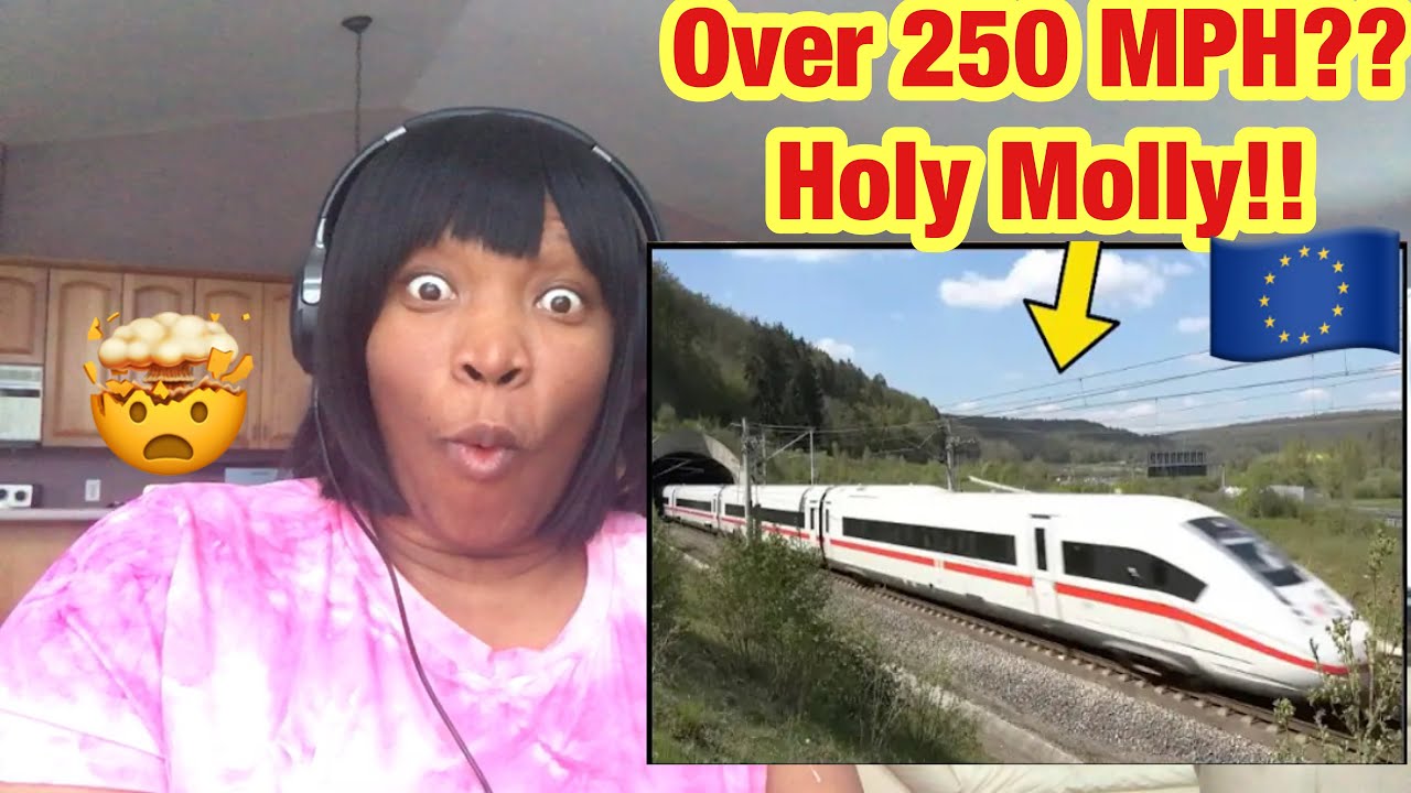 American Reacts to Europeans High Speed Trains (for the first time)