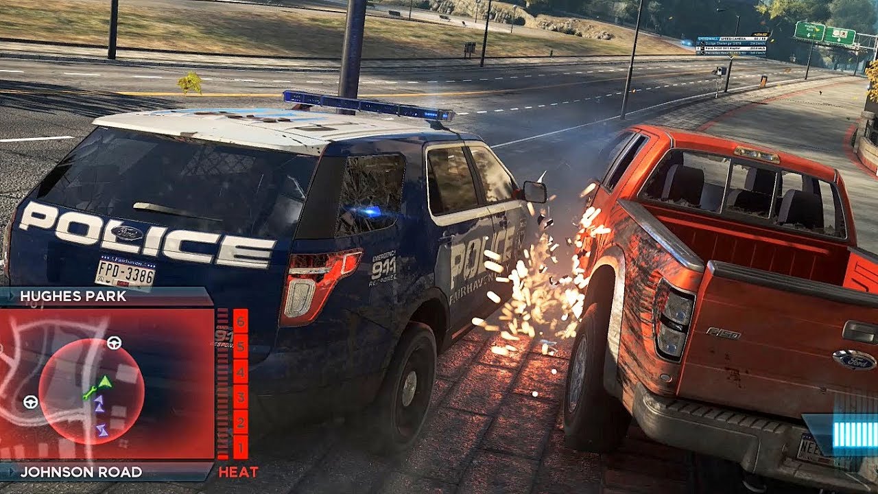 Ford F 150 Need For Speed: Most Wanted Police Chase Part 2
