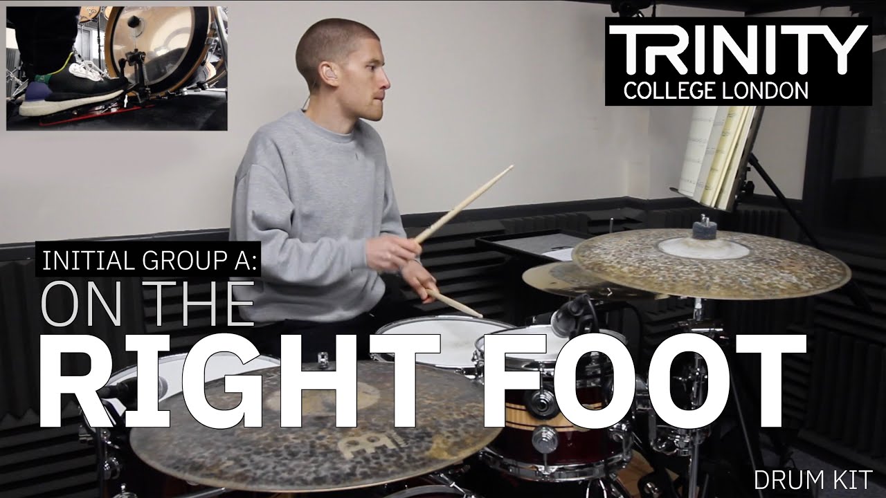 Initial Group A: 'On The Right Foot' - Chris Burgess (Trinity College London Drum Kit 2020-2023)