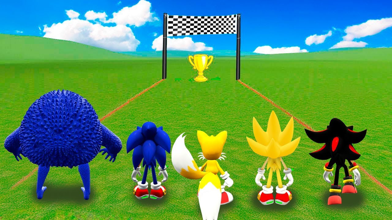 ¿QUIEN ES EL MAS RAPIDO DEL UNIVERSO DE SONIC? Garry's Mod