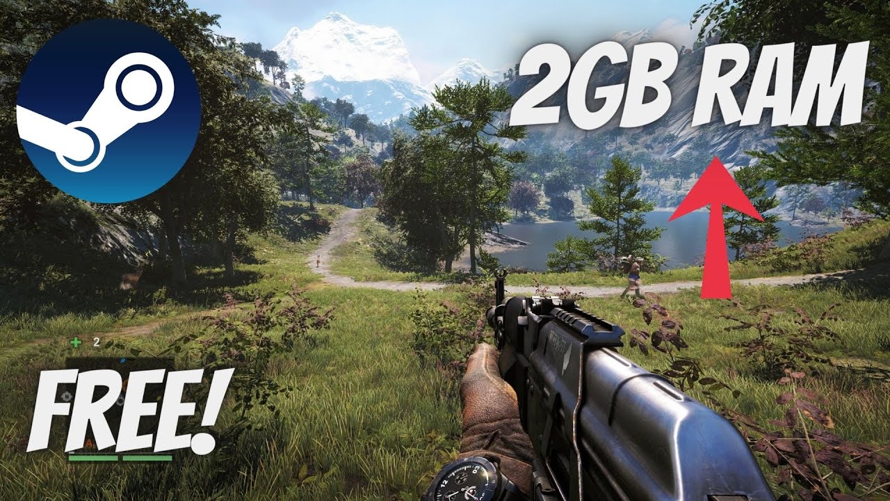 🔥Top 10 Free Games In Steam For 2GB RAM Low End PCs | 2022