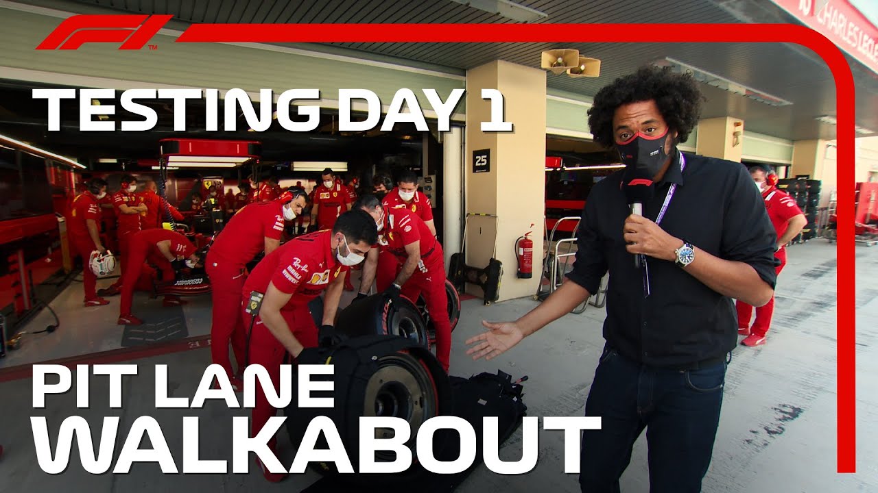Post-Season Testing Pit Lane Walkabout | 2021 Abu Dhabi Grand Prix