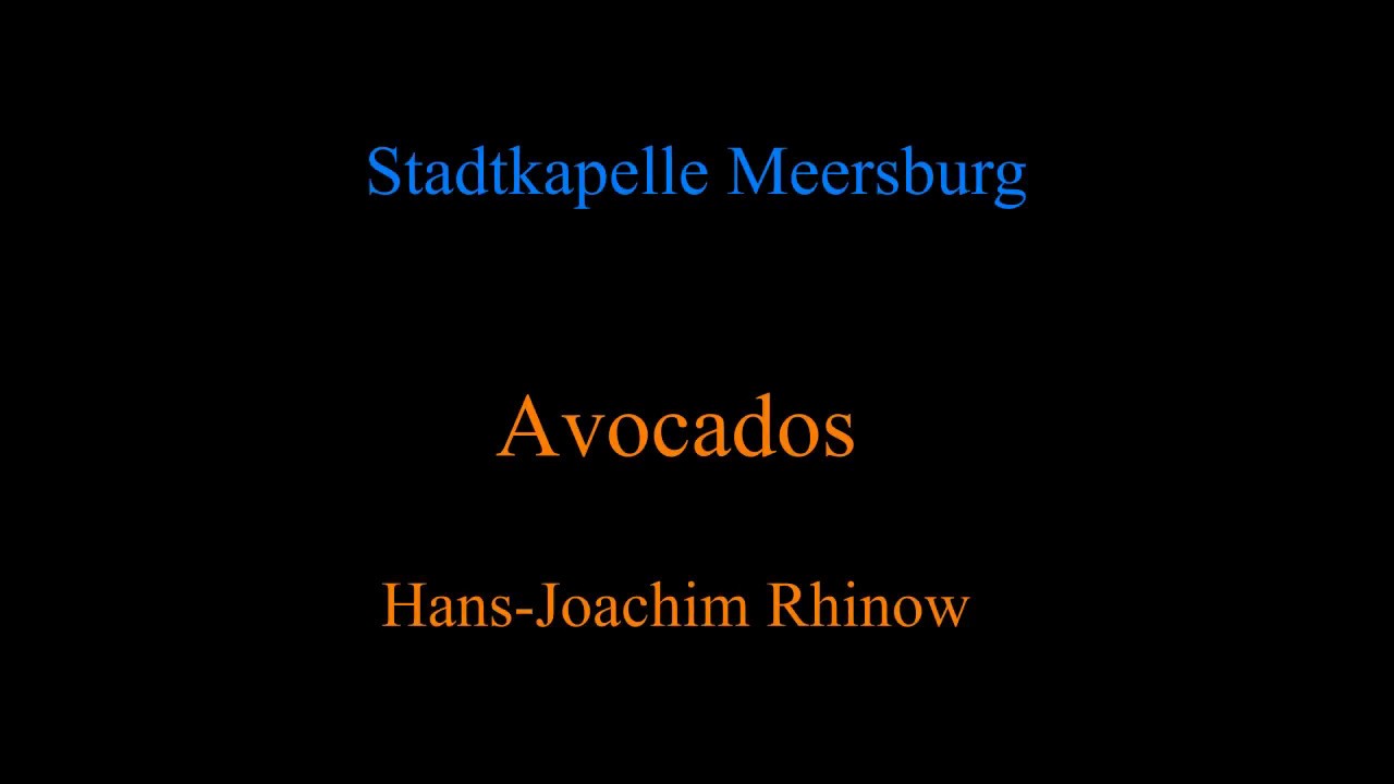 Rhinow, Avocados