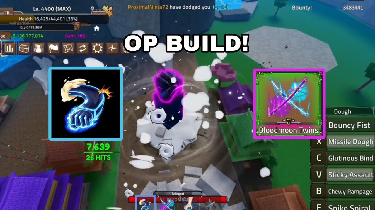 Dough v2 + Bloodmoon Twins|King Legacy