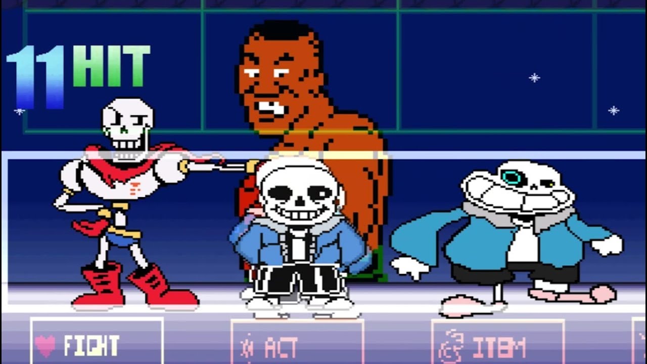 ULTIMATE BAD TIME SANS & PAPYRUS VS MUGEN CHARACTERS | FUNNY GAMING