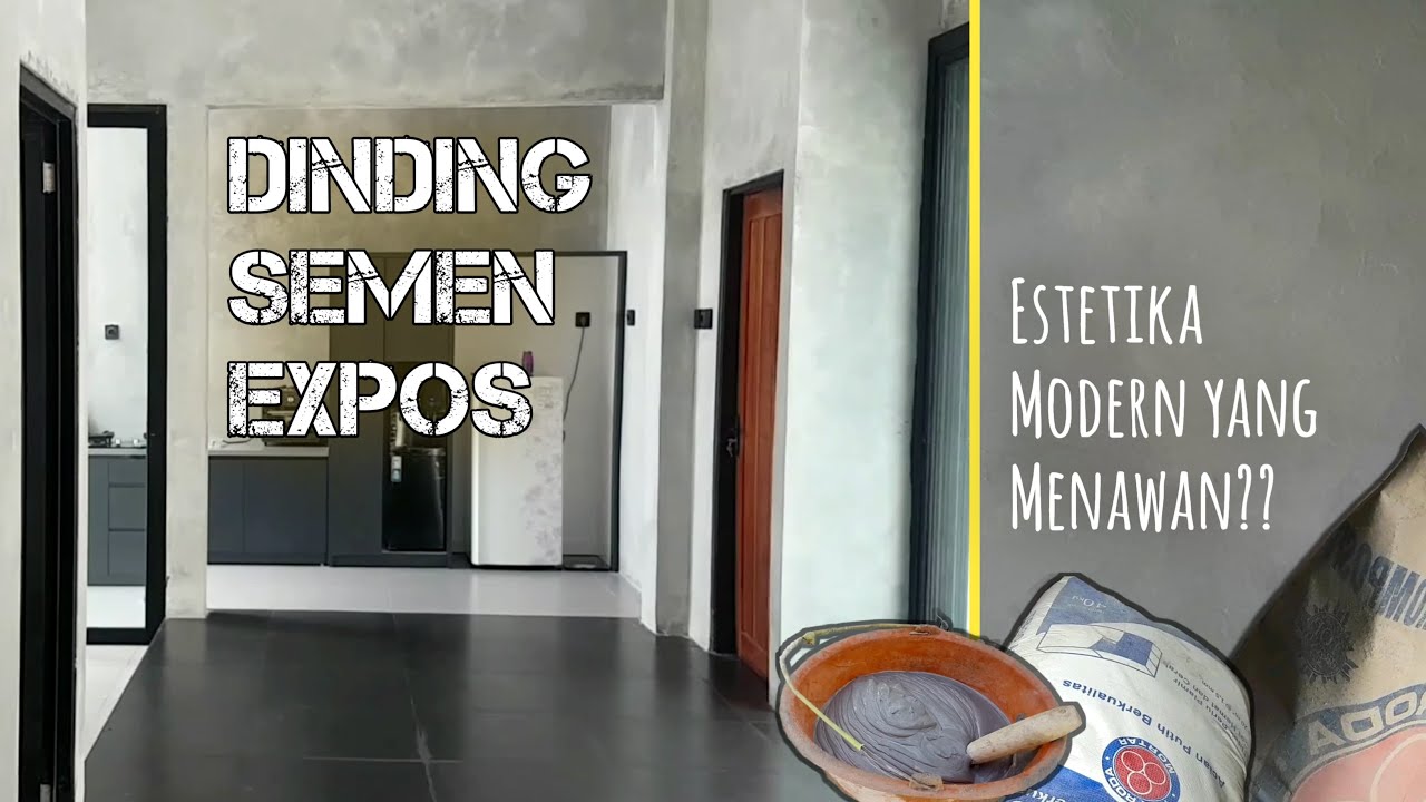 acian ekspos || rumah industrial minimalis
