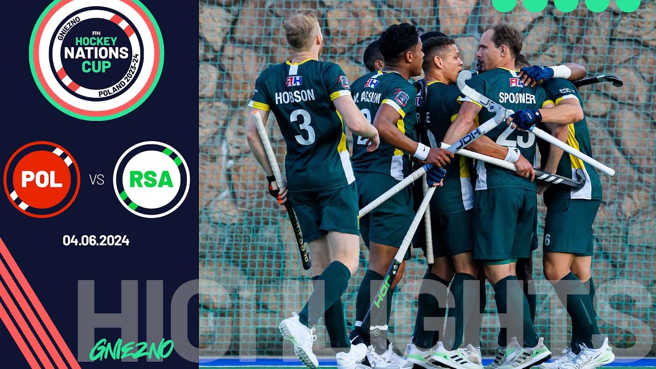 FIH Hockey Men's Nations Cup 2023-24 - Match 12, Highlights - Poland vs South Africa