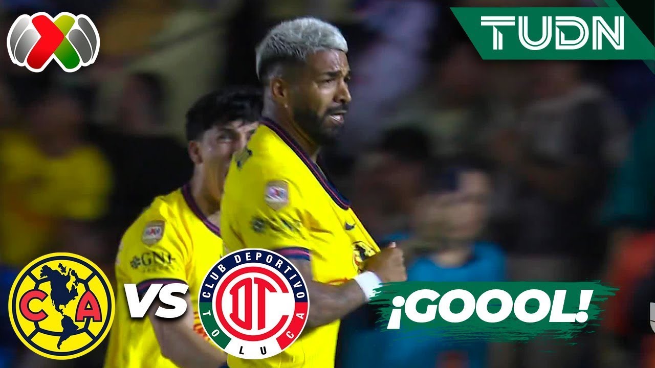 ¡GRAN GOL! Aguirre marca de cabeza | América 1-0 Toluca | Liga Mx -AP2024 - 4tos de Final - IDA|TUDN