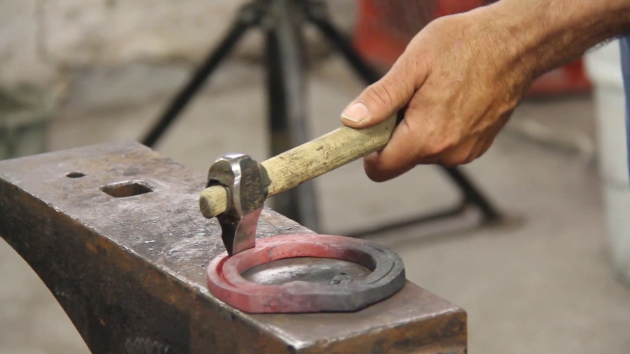 Como hacer una herradura barra recta
