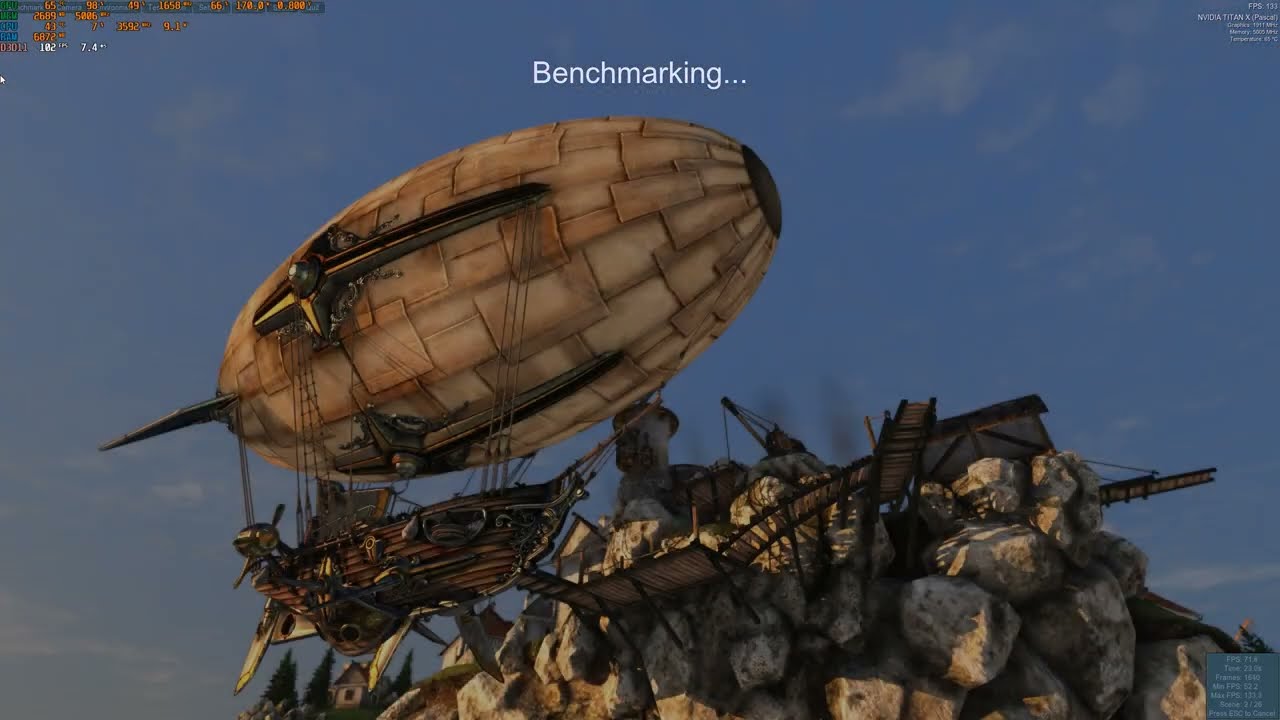 NVIDIA TITAN X Pascal - Heaven Benchmark 1440p