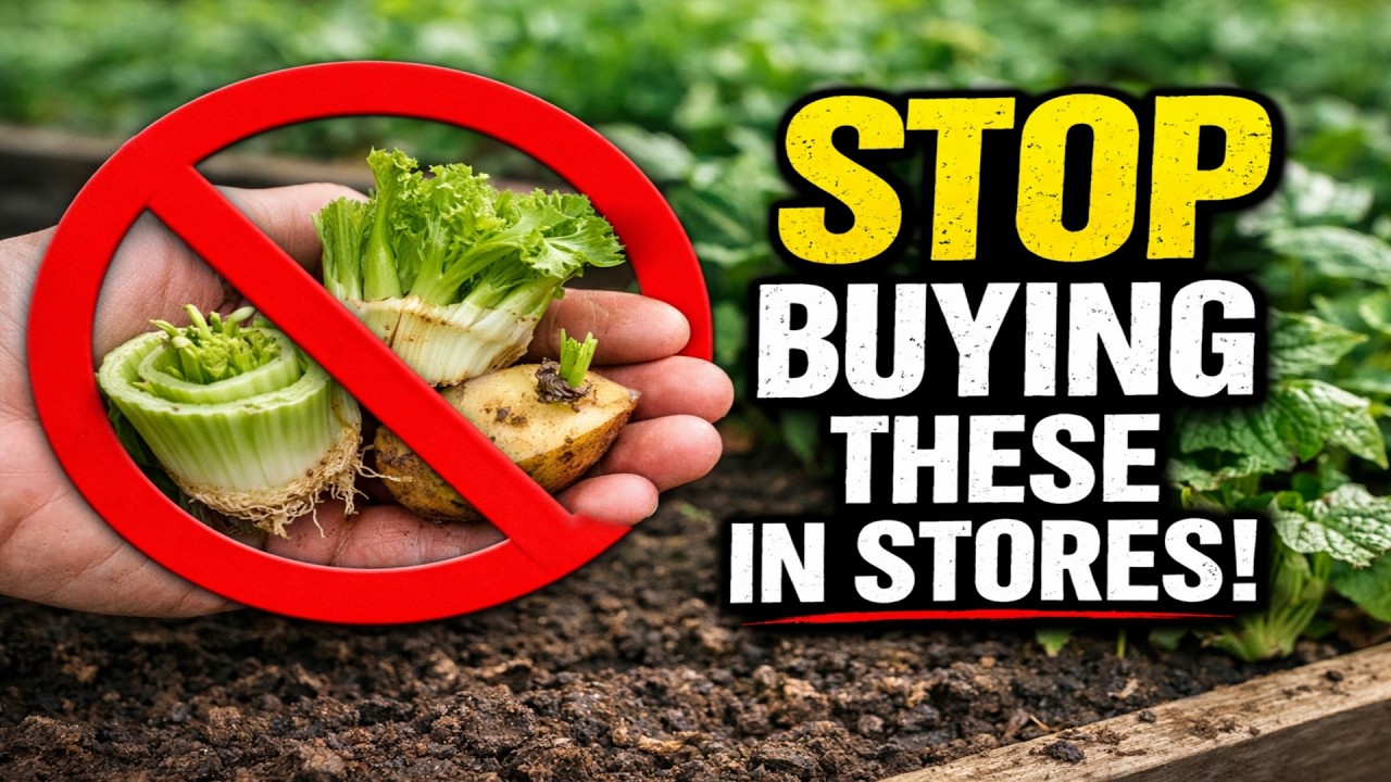 7 Vegetables You'll NEVER Buy Again (Grow Them From Scraps!)
