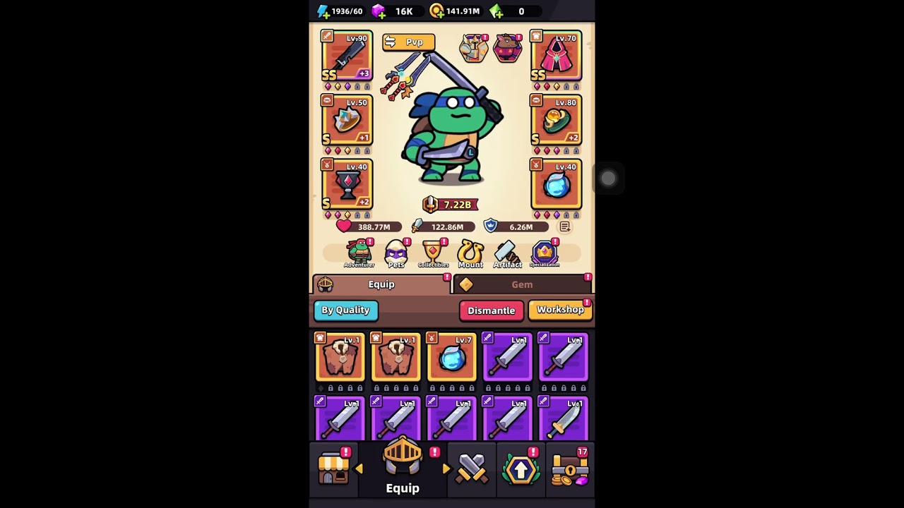 Day 23 — 7.62B | Tyr's Smash Ring | AveGamerB  #gaming #capybara #mobilegaming