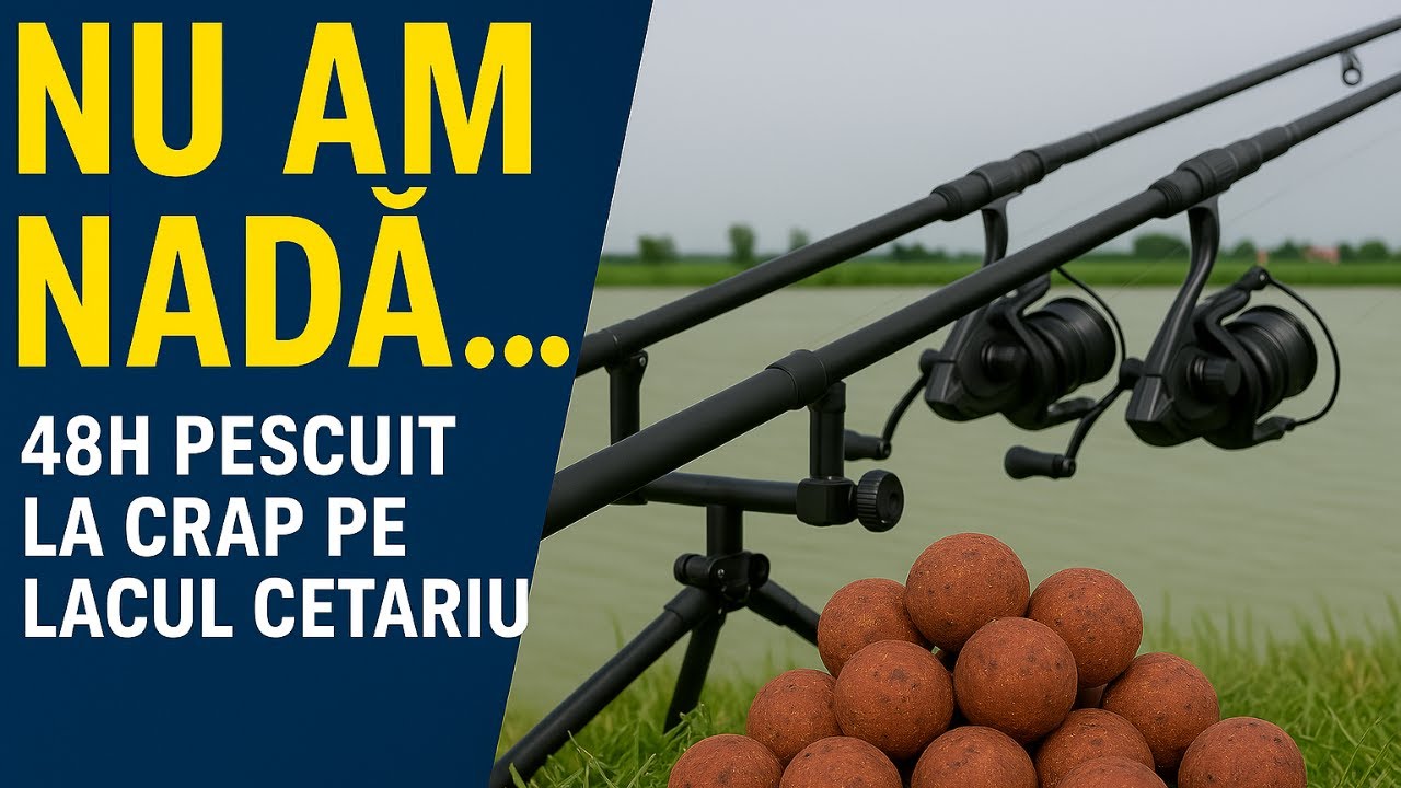 NU am nadă ... 48h pescuit la crap pe Lacul CETARIU
