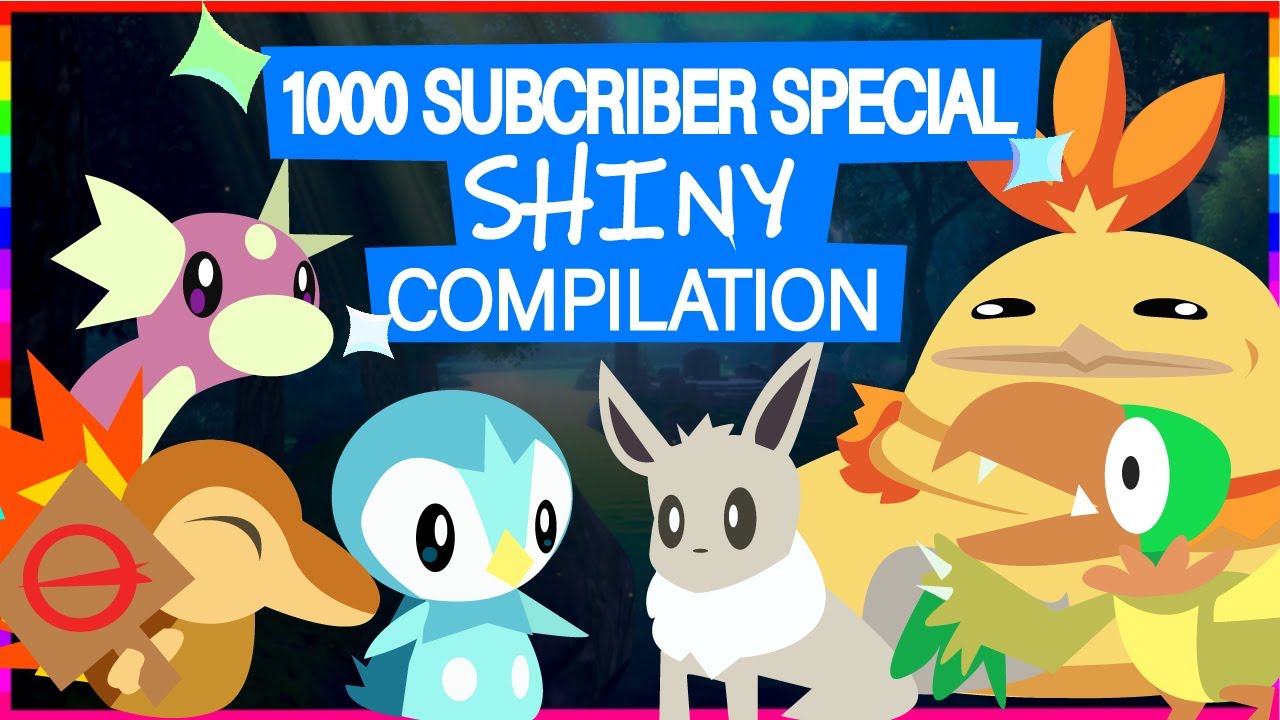 1000 Subscriber Special Shiny Compilation