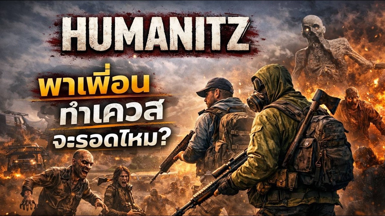 [LIVE] Humanitz 1.0v - พาเพื่อนทำเควส จะรอดไหม?  #humanitz #zombie #survival #live