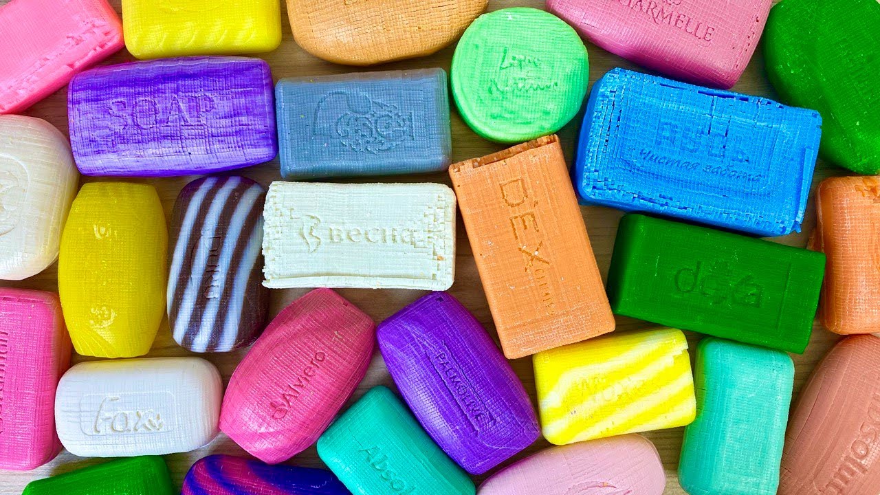 ⭐ASMR ⭐ Cutting soap cubes. Резка кубиков. Satisfying video.