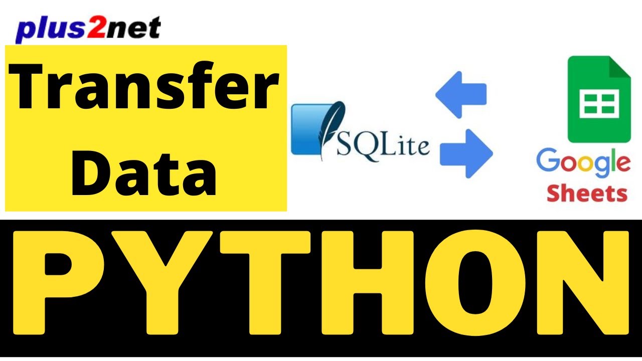 Data Transfer between SQLite and Google Sheet using Pygsheets and Pandas DataFrame