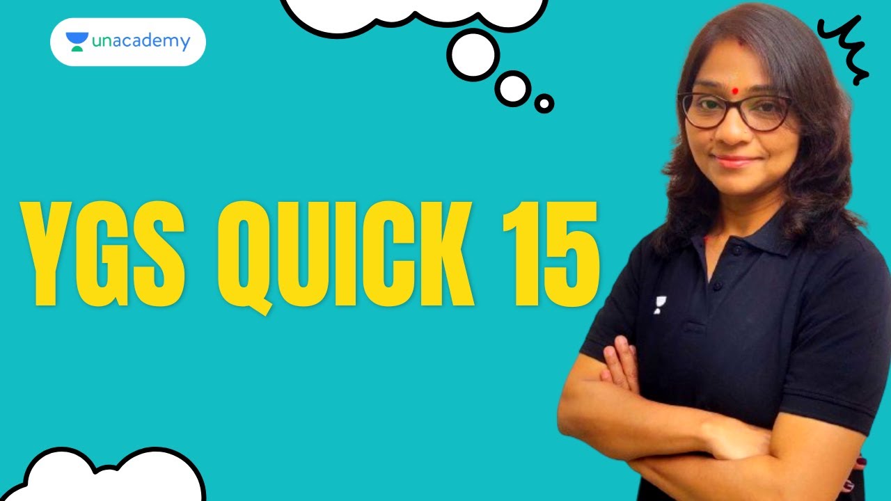 YGS  QUICK 15 | Yugaselvi | TNPSC
