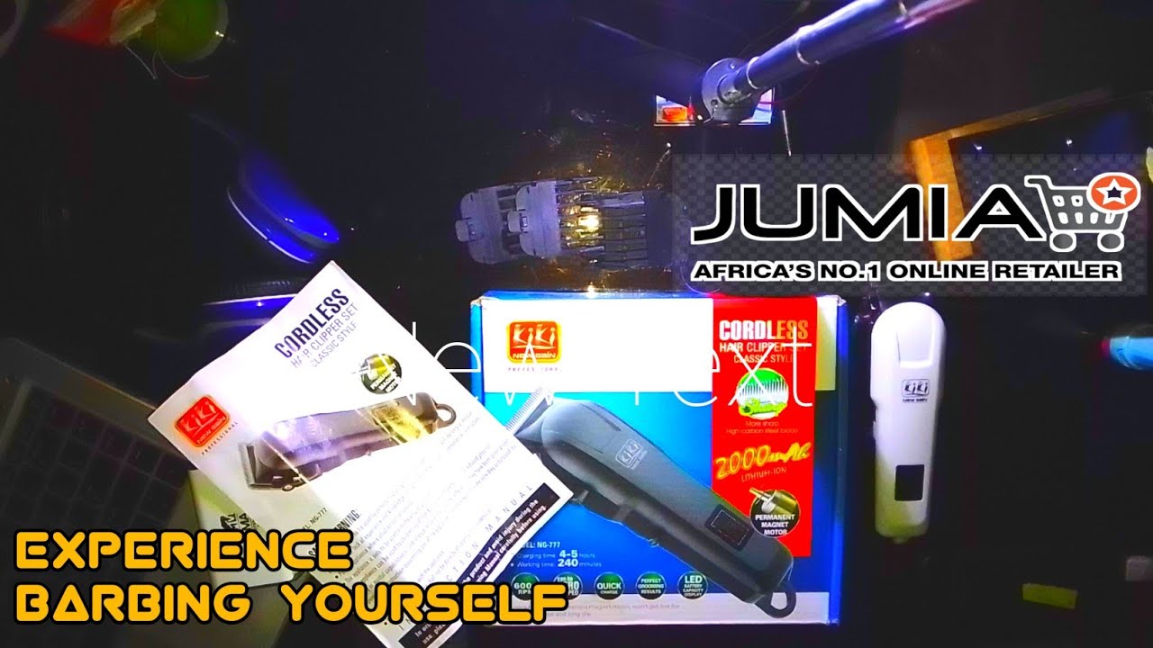 Kiki Newgain Clipper Unboxing From Jumia #Jumia#jumiaexpress#clippers #barbershop#hair#jumianigeria