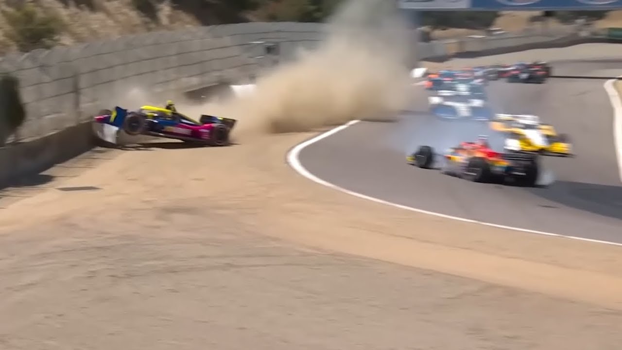 2025 Kyffin Simpson airborne crash @ Laguna Seca