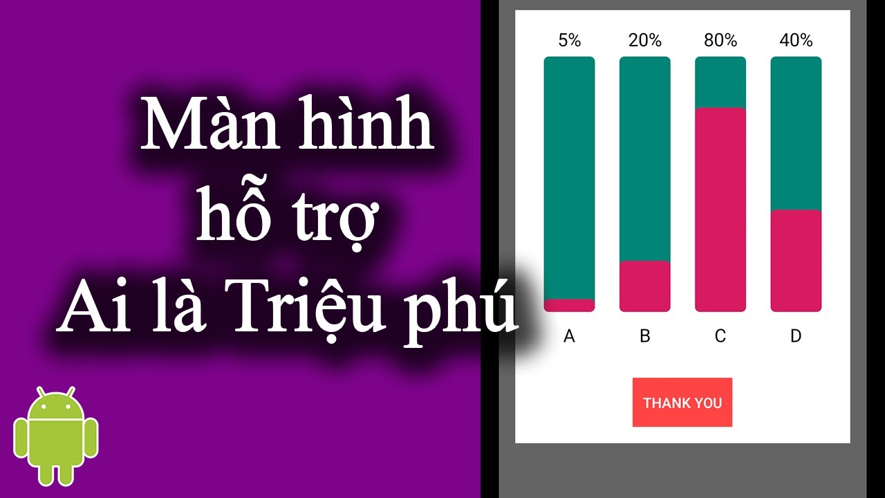 Thiết kế màn hình trợ giúp trong app Ai Là Triệu Phú - [Code Theo Yêu Cầu - #7]