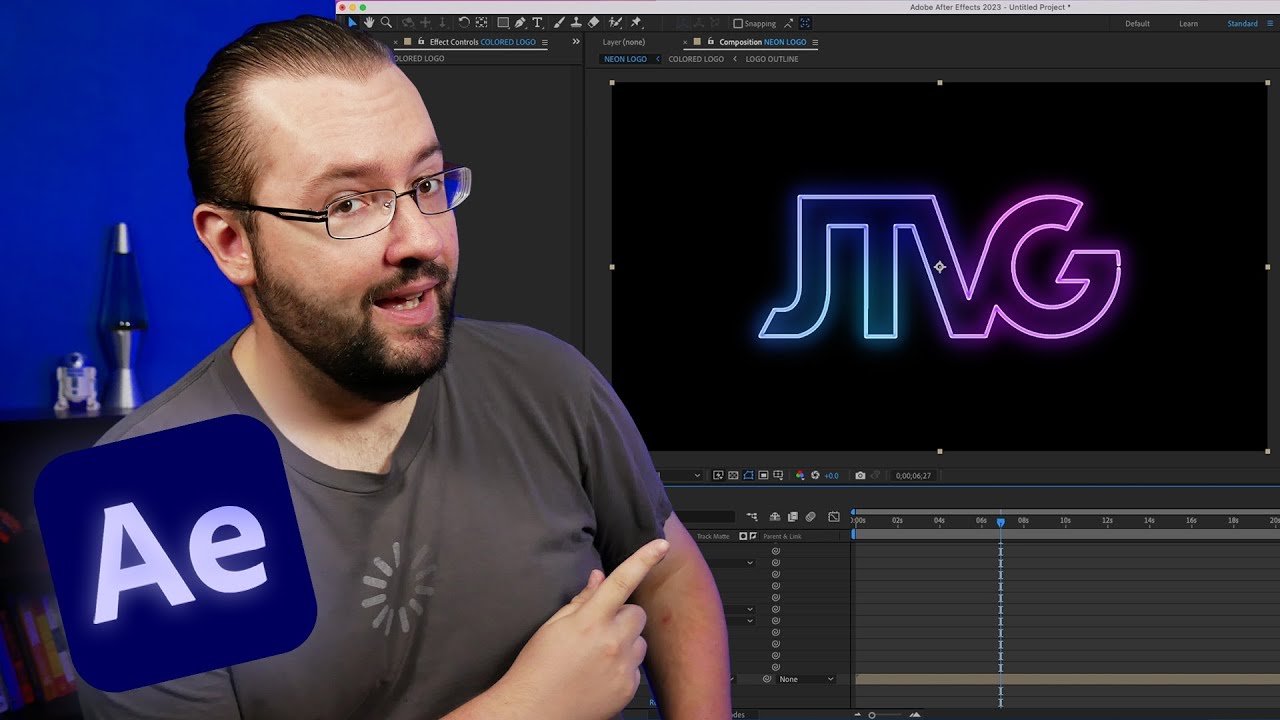 Turn A Logo Into A Neon Sign In After Effects