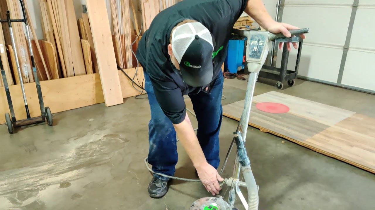 DIY Hardwood floor buffing step 3